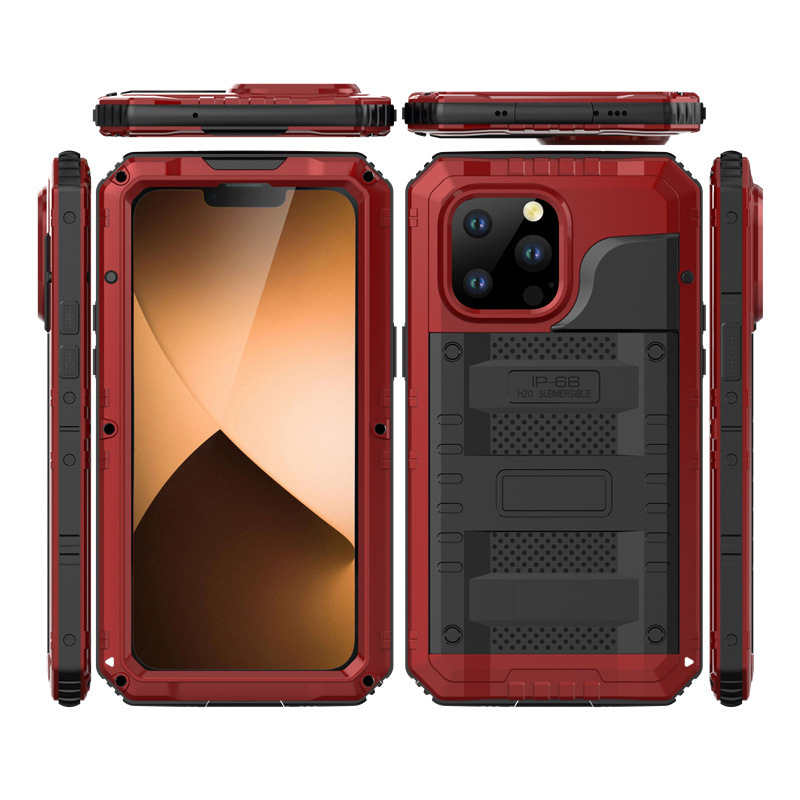 Shockproof Metal Three-proof Protective Heavy Duty Case